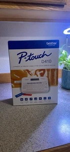 Brother P-touch PT-D410 Maison Bureau fabricant d'étiquettes PTD410 18mm 3/4" / AC CHARGER
