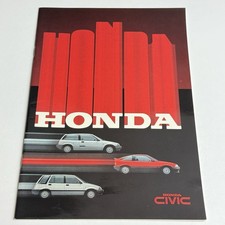 HONDA CIVIC & CRX / 36p brochure catalog / NL Dutch 1984