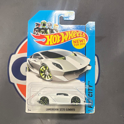 Hot Wheels HW City Speed Team Lamborghini Sesto Elemento White 1:64 Unopened