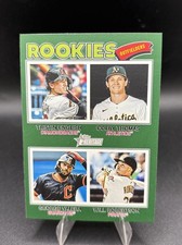 2026 Topps Heritage MLB Rookie Outfielders Green Border #379 (SP)