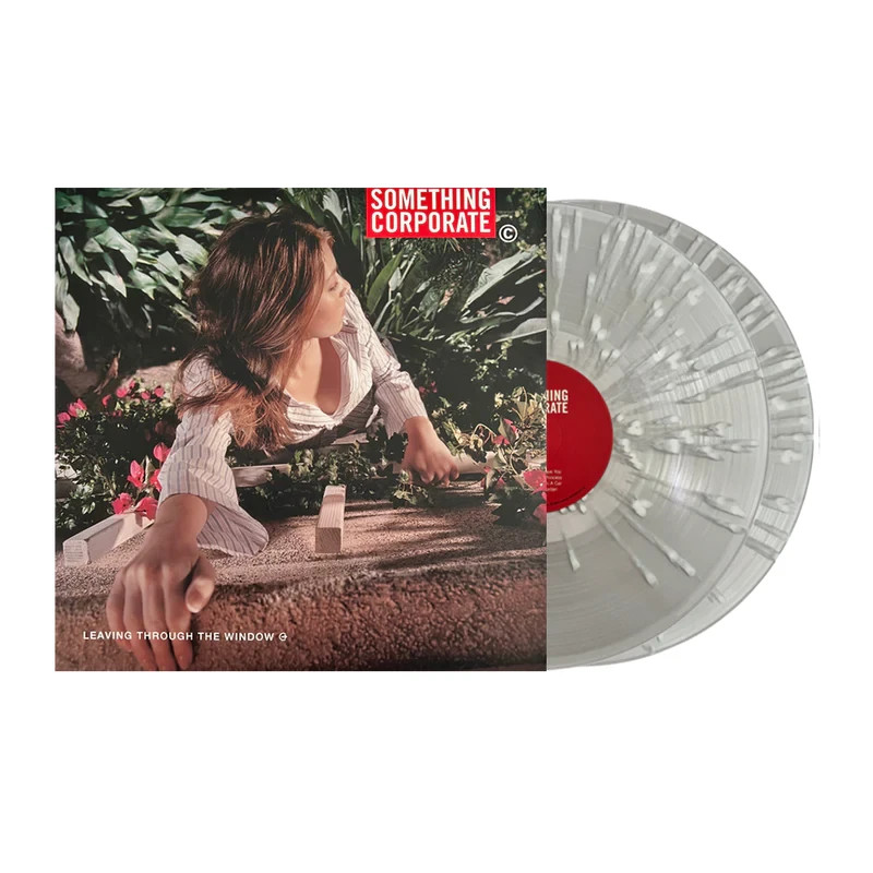 Leaving Through The Window Clear w/ White Splatter Vinyl 2xLP