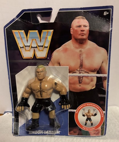 2016 WWE Mattel Retro Series 1 Brock Lesnar Damage...