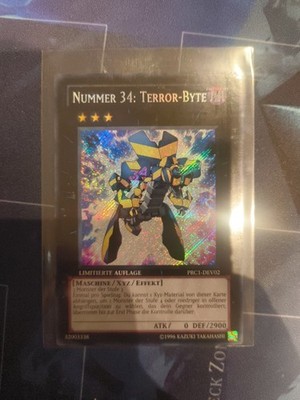 YU-GI-OH Nummer 34 Terror Byte Secret Rare PRC1-DEV02 deutsch Near Mint 