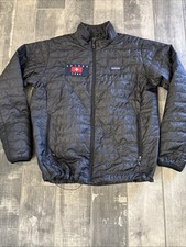 Men  s Size X Large Patagonia Nano Puff Full Zip Black Jacket