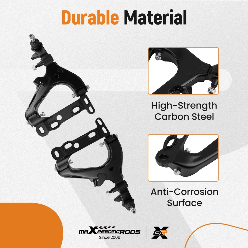 Kit de brazos de control inferiores delanteros de suspensión para Chevy Trailblazer EXT 2004-2006 2007 Foto 2 de 4