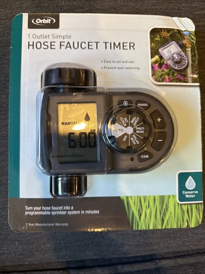 #ad Orbit 1 Outlet Simple House Faucet Model 56619. New in Box $24.00