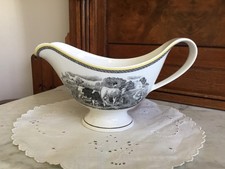 VILLEROY & BOCH 1748 Germany Audun Ferme Sauce/Gravy Boat Farms Scene
