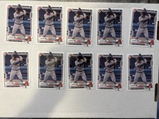 Adrian Del Castillo 2021 Bowman Draft Lot Of 10 Cards 1st Bowman