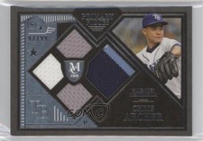 2016 Topps Museum Collection 92/99 Chris Archer #PPQR-CA p2f