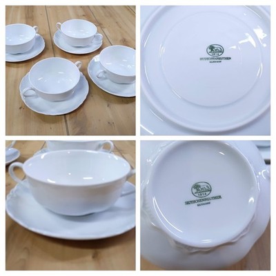 4 VTG Lorenz Hutschenreuther Germany 1814 Two-Handled Soup