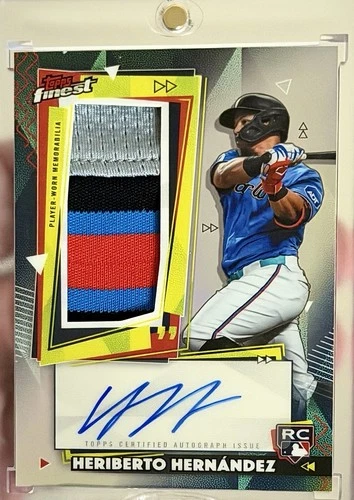 2026 Topps Finest Heriberto Hernandez Base (RAW)