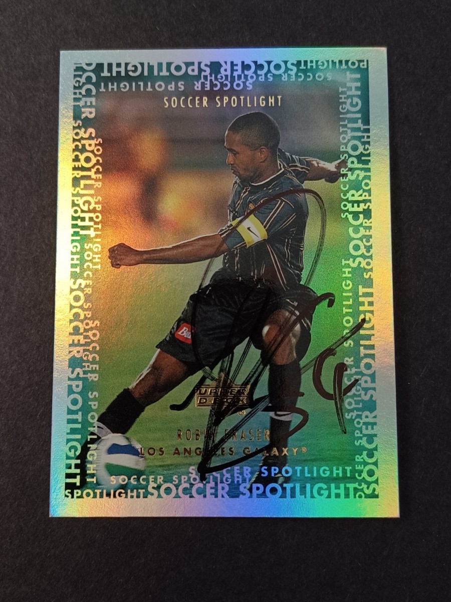 ブラッドリークーパー ロケット サイン オート UpperDeck Robin Fraser Signed 2000 Upper Deck Soccer Spotlight - LA Galaxy