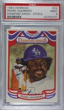 1984 Donruss Diamond Kings Pedro Guerrero (Perez-Steele on Back) PSA 9 MINT 0c3