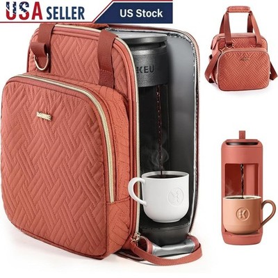 Keurig K-Mini Mate Coffee Maker Travel Bag W/ Organized Storage & Protection New
