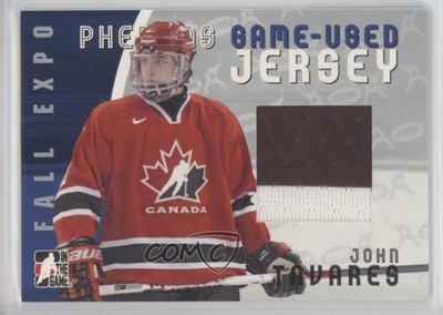 2006 ITG Fall Expo Phenoms Double Jersey Silver 6/20 John Tavares #PH-04 4qa