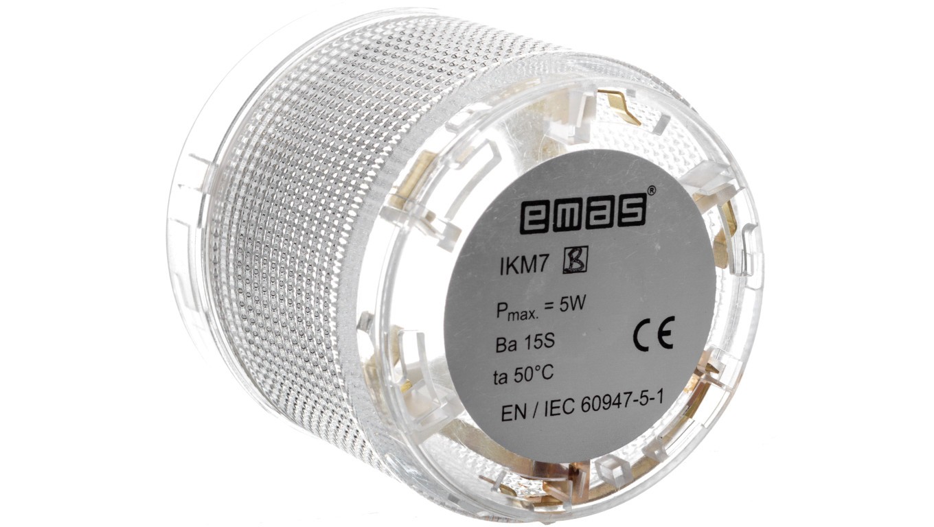 70mm signal module, without light source, white, T0-IKM7B