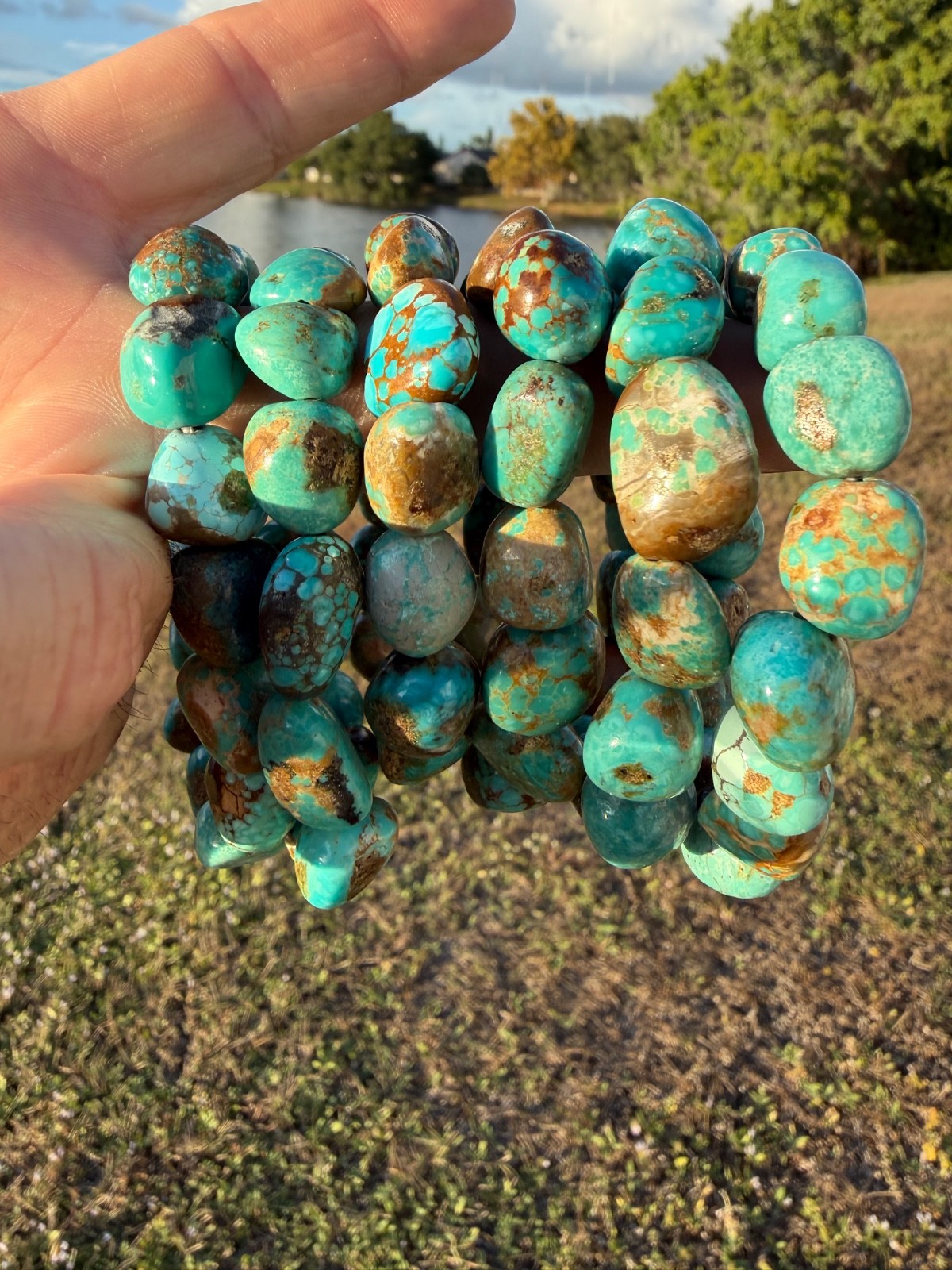 Number Eight Mine (Nevada) Turquoise Bracelet