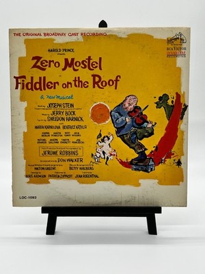 Fiddler On The Roof Original Broadway Cast RCA LOC-1093 Mono LP VG/G
