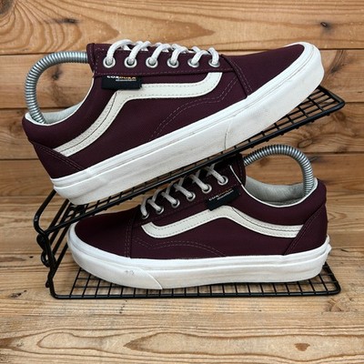 Vans Sneaker Damen Größe UK 5 Old Skool Cordura Burgund Surfer Skaterschuhe
