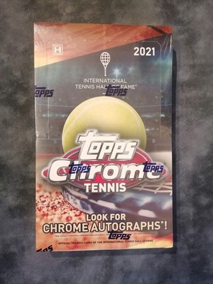2021 Topps Chrome Tennis Hobby Box sealed