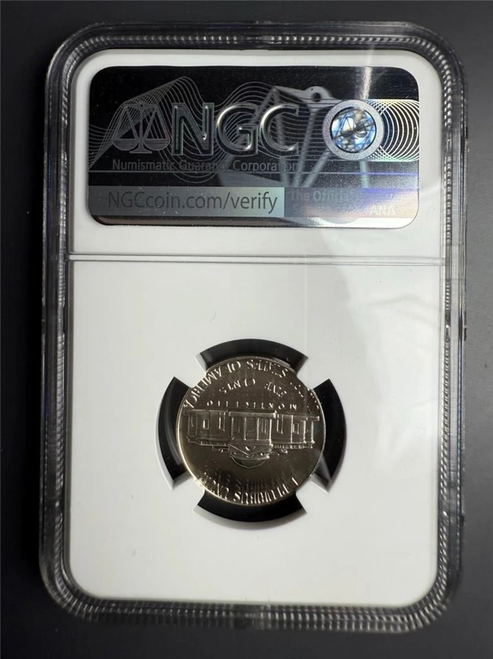 1976 S JEFFERSON NICKEL 5C PF69* STAR NGC PR69 BEAUTIFUL EYE APPEAL SKU 3877 - Image 2 of 2