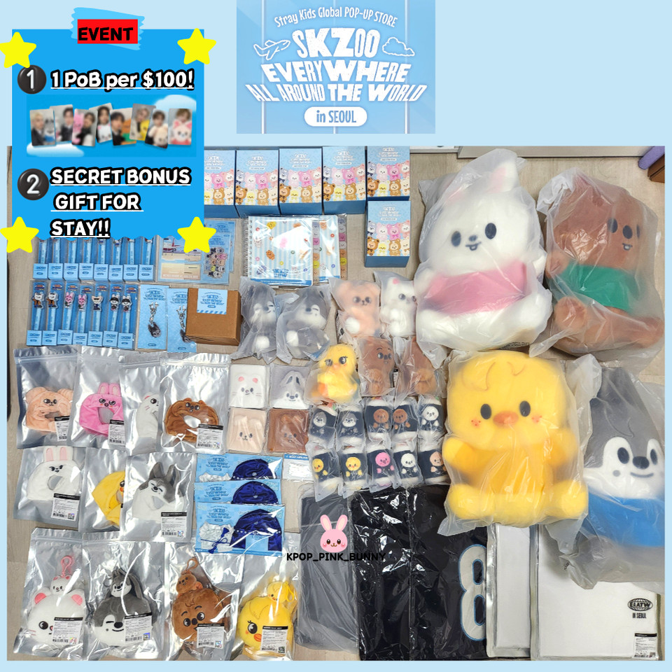 [ON HAND] STRAY KIDS SKZOO EVERYWHERE ALL AROUND THE WORLD in SEOUL POP-UP STORE