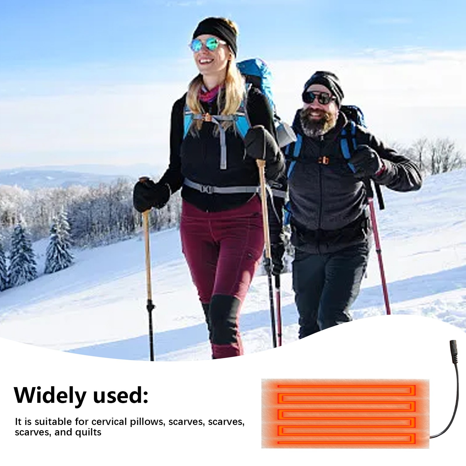  5V USB Heating Pad Electric Heater Pad Winter Warm Heating Pad Hand Warmer 