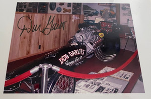 BIG DADDY DON GARLITS SIGNED VTG NHRA AHRA DRAG RACING MUSEUM PHOTO