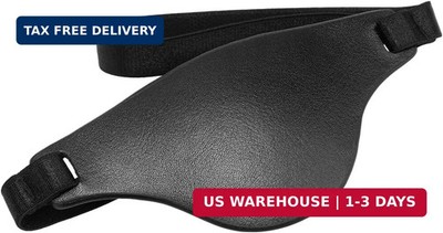 eZAKKA Black Leather Eye Patch, Eye Patches Pirate for Adults Right & Left Eyes,