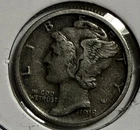 1918-P Mercury Dime - Free Shipping - (5-4)