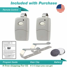 2-PACK Garage Door Remote For Linear 10 dip 300MHz 308911 306010 MCS306010