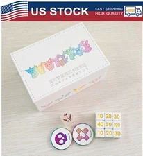 *US STOCK* Pokémon TCG Eevee Advanced Theme Dice Damage Counters with Box