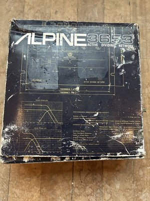 Alpine Model 3653 Active Dividing Network Used | eBay
