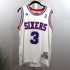 Allen Iverson Sixers 3 Adidas Hardwood Classics Jersey Size S