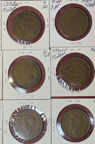 Australie 1912 - 1980 One 1 Penny - Cent VF - Lot de 30 pièces au avec clé date 1931 - Photo 11/14