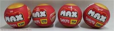 LOT OF 4 MAX Build More Snacks Series 1 Capsule BURGER HOTDOG SUSHI PIZZA