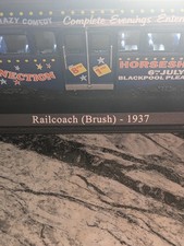 A Metal Model Of The Railcoach (Brush ) From 1939 Tram Made For Blackpool
