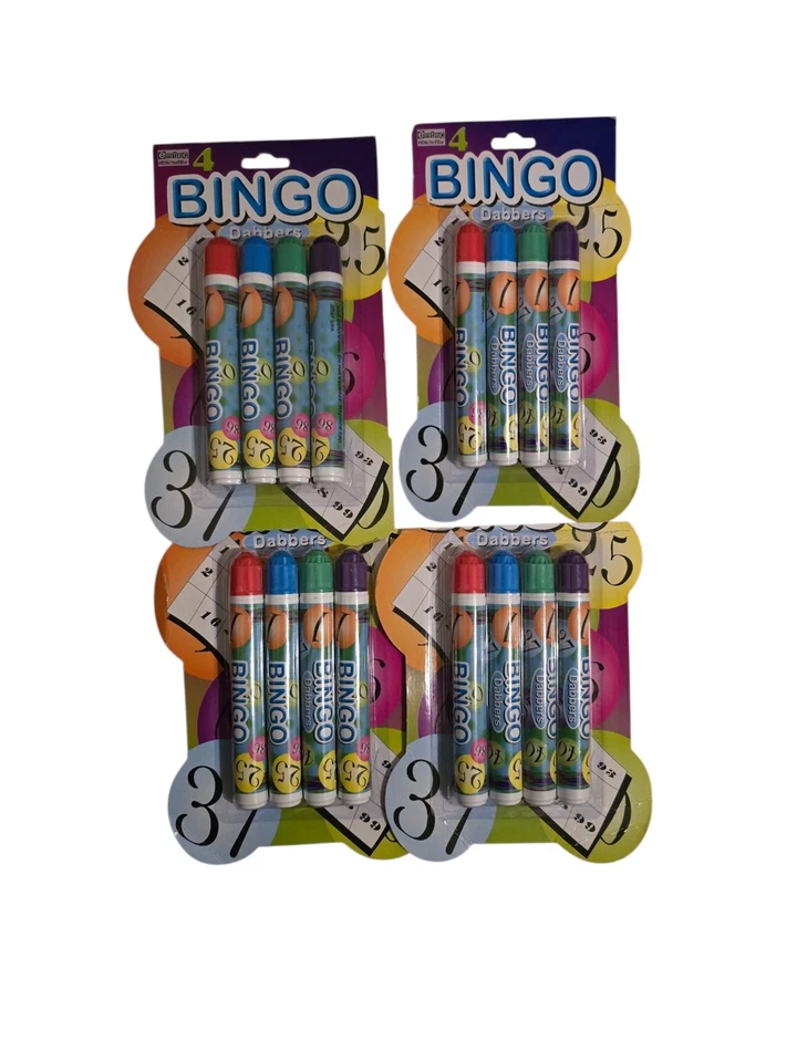 EMTEC 16 Bingo Dabbers / Multi-Coloured Markers – Great Value Set