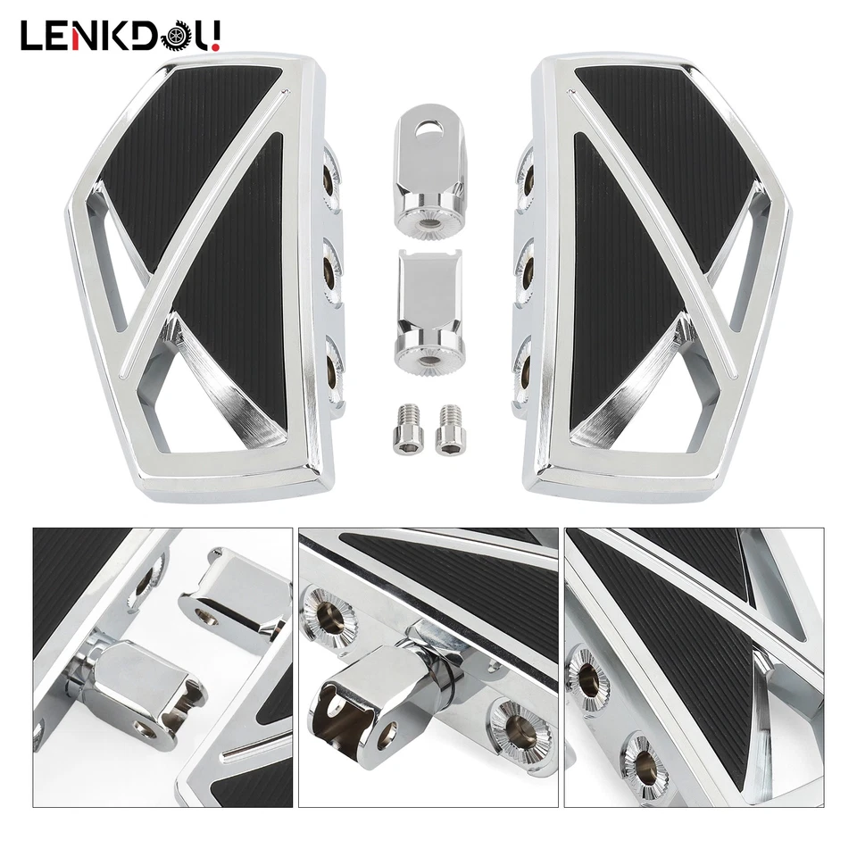 Mini tablas de piso delanteras para Honda Shadow VT1100C/C2 VTX1300C VTX1800 VT750 VT600 Foto 2 de 4