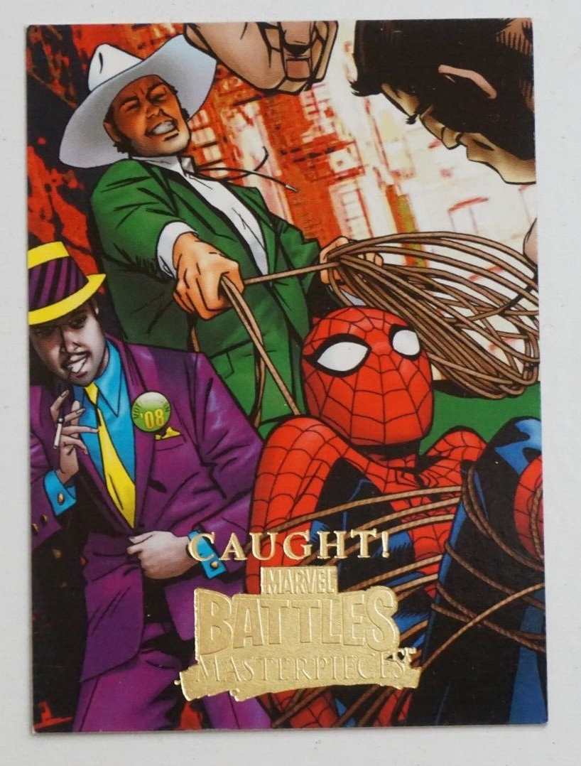 2008 Marvel Masterpieces 3 Trading Card #49 Caught!