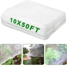 Plant Covers Freeze Protection, 10 x 50FT Frost Cloth Plant Freeze Protection
