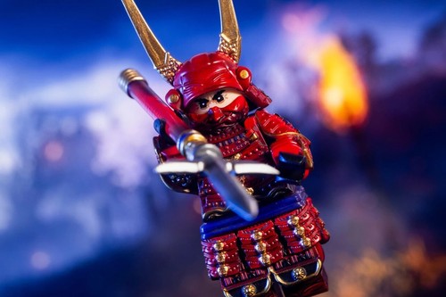Custom Molded Figurine Accessory - Samurai Red Army - Picture 2 of 4