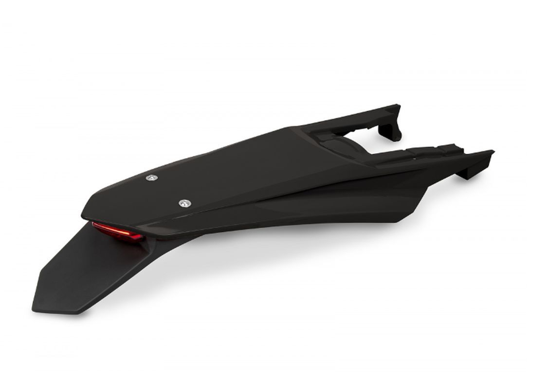 Aile arrière UFO KTM EXC 450 solution plastique souple contre la casse en chute