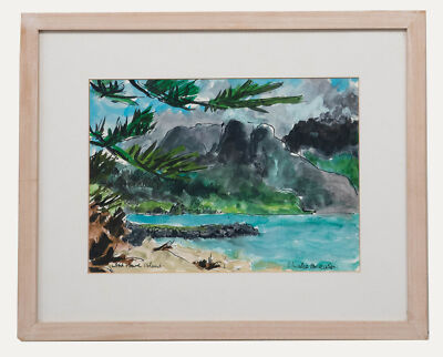 Charles Breaker (1906-1985)  - Mid 20th Century Watercolour, Lord Howe Island