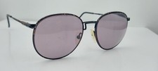 Vintage Berdel Frisco Black Brown Oval Sunglasses Italy FRAMES ONLY