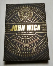 John Wick Chapter 4 Playing Cards NEW SEALED 2022 Black Edition as seen in movie