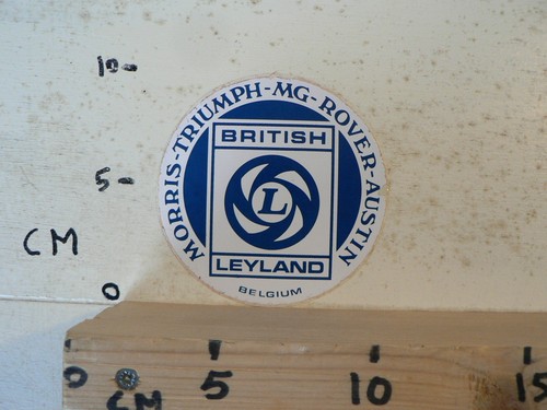 STICKER,DECAL BRITISH LEYLAND BELGIUM MORRIS TRIUMPH MG ROVER AUSTIN | eBay