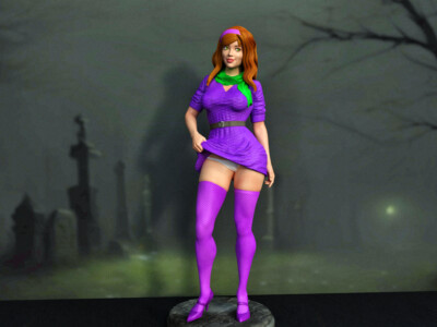 Daphne  3d Printed Model | Unassembled | Unpainted | 1/12-1/3