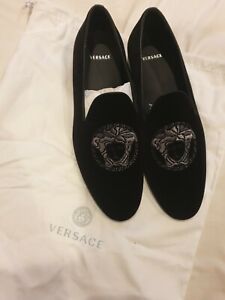 versace mens slip on shoes