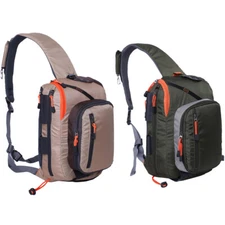KyleBooker Fly Fishing Sling Bag With Fly Patch Sling Back Pack Outdoorsports